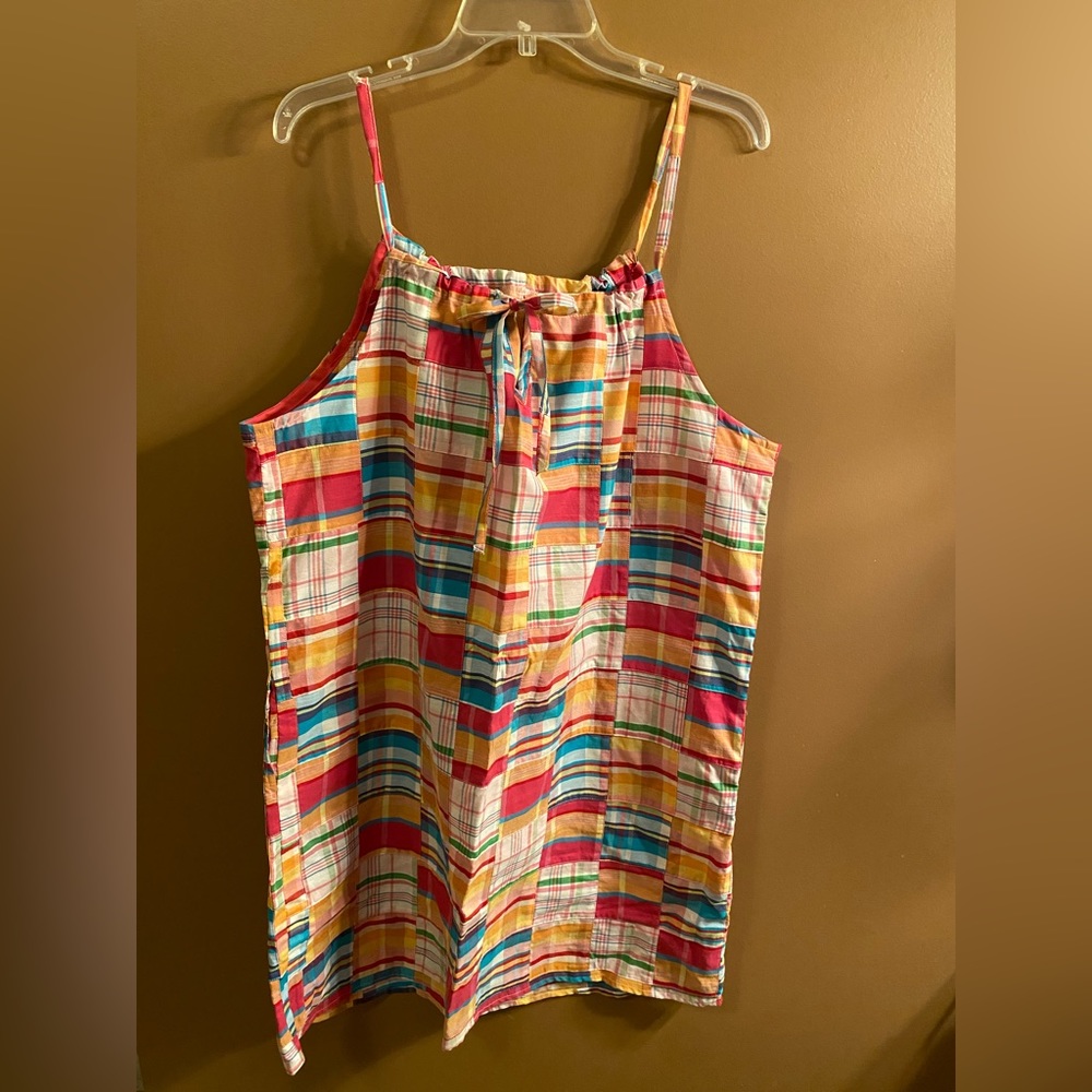 Excellent Used Condition Vintage Plaid Kelly’s Kids Women’s Dress size XL